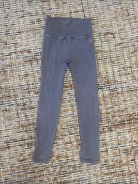 Vintage Free People Movement leggings, Dusty Purple